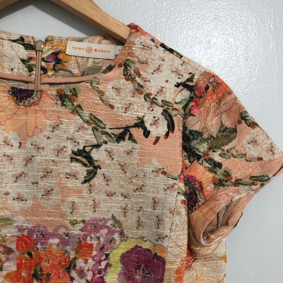 {Tory Burch} Garden Party Floral Jillian Tunic - Picture 4 of 14